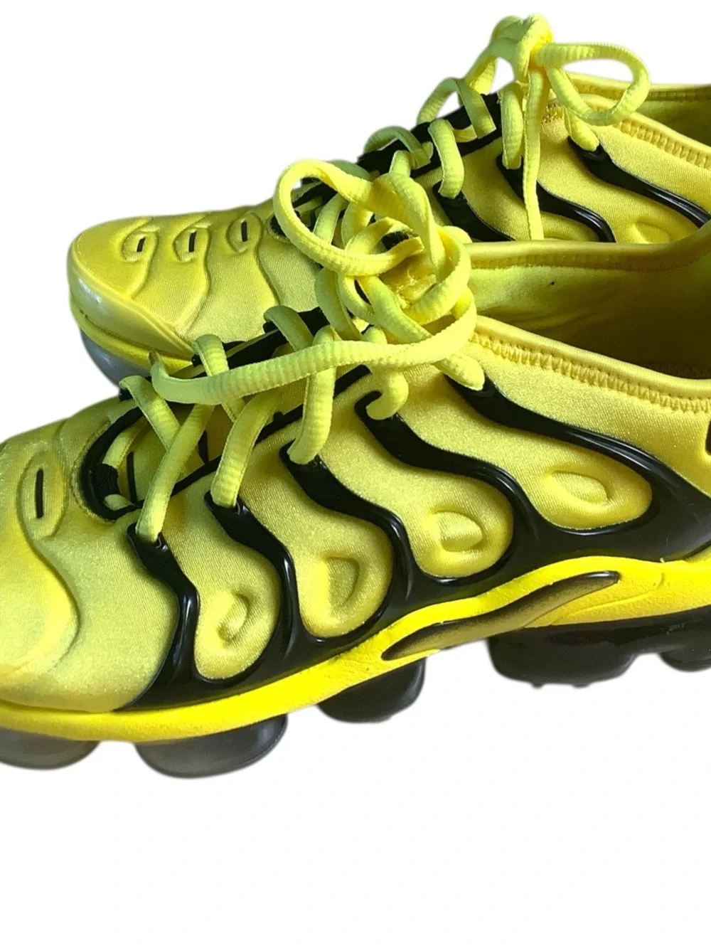 Nike Air Vapromax Plus “Bumble Bee” yellow and black sneakers men’s size 7
